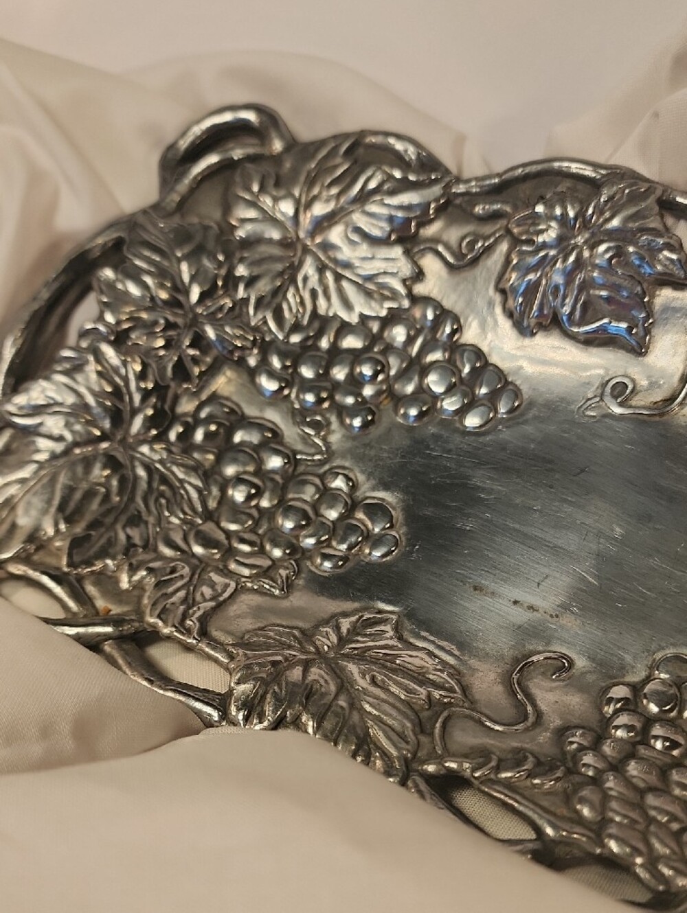 Arthur Court Large Aluminum Serving Tray - Picture 5 of 6
